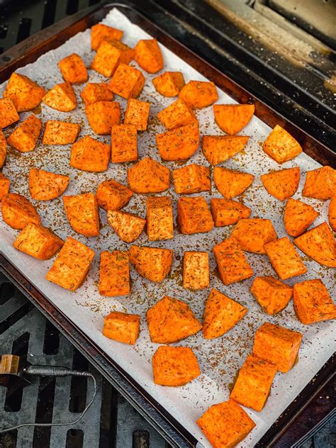 how to cook sweet potatoes on grill on gas grill